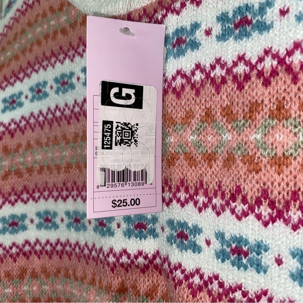 NWT Wild Fable Faire Isle Crop Sweater - Picture 6 of 6